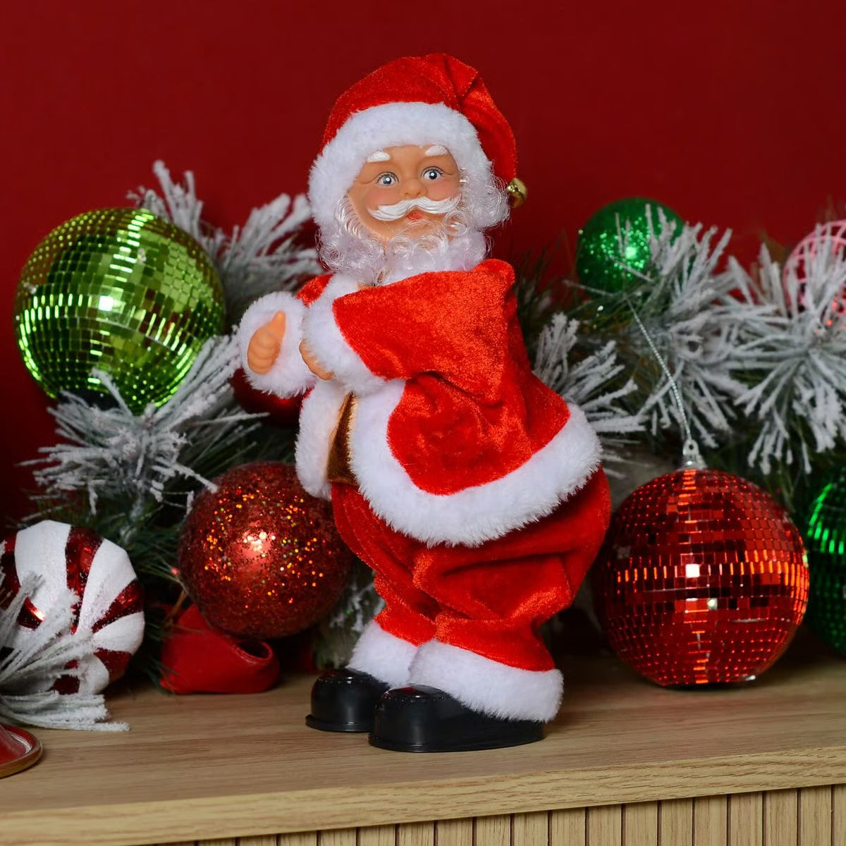 Weihnachtsmann Dekoration Tanzend Festlich wird zu:
Tanzender