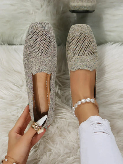 Norvielle Damen Flache Schuhe Rutschfest