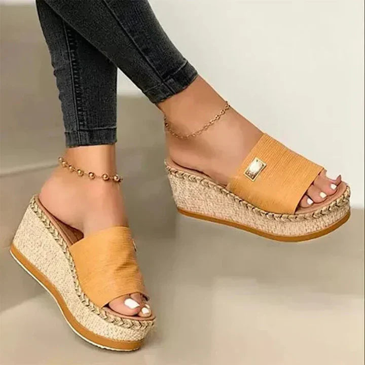 Damen Orthopädische Keilsandalen Sommer - Norvielle