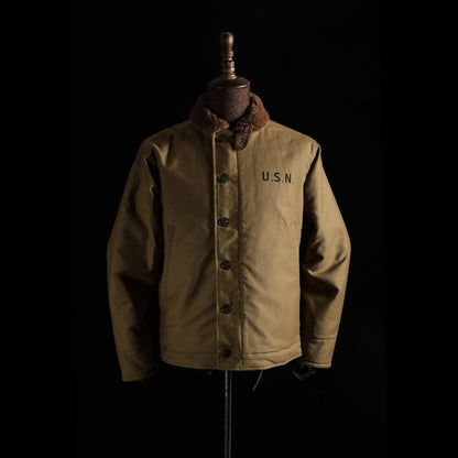 Herren Wachsjacke Vintage Norvielle Kunstpelz-Futter