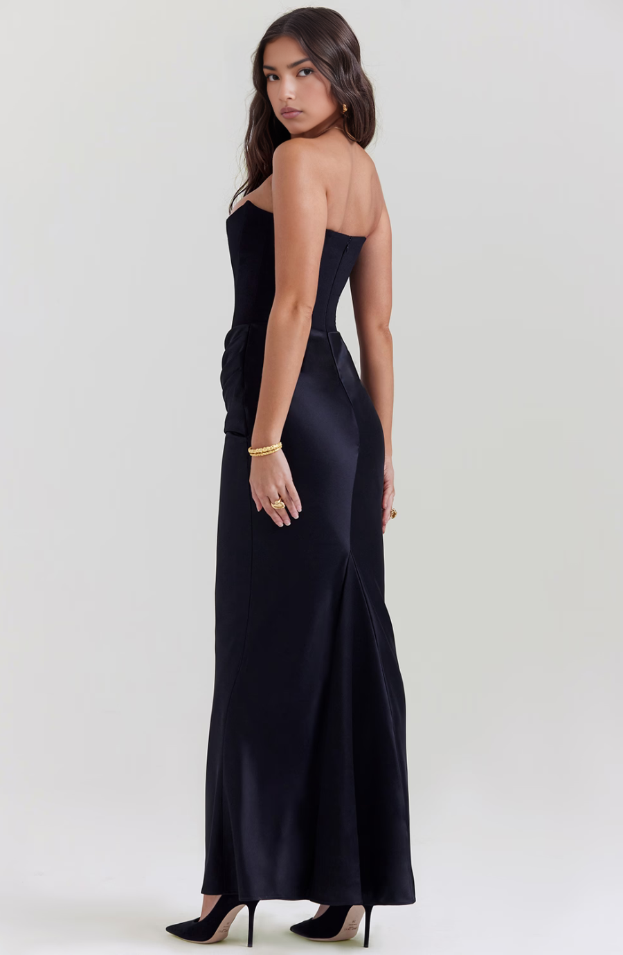 Damen Langes Bodycon-Kleid für Hochzeitsgäste