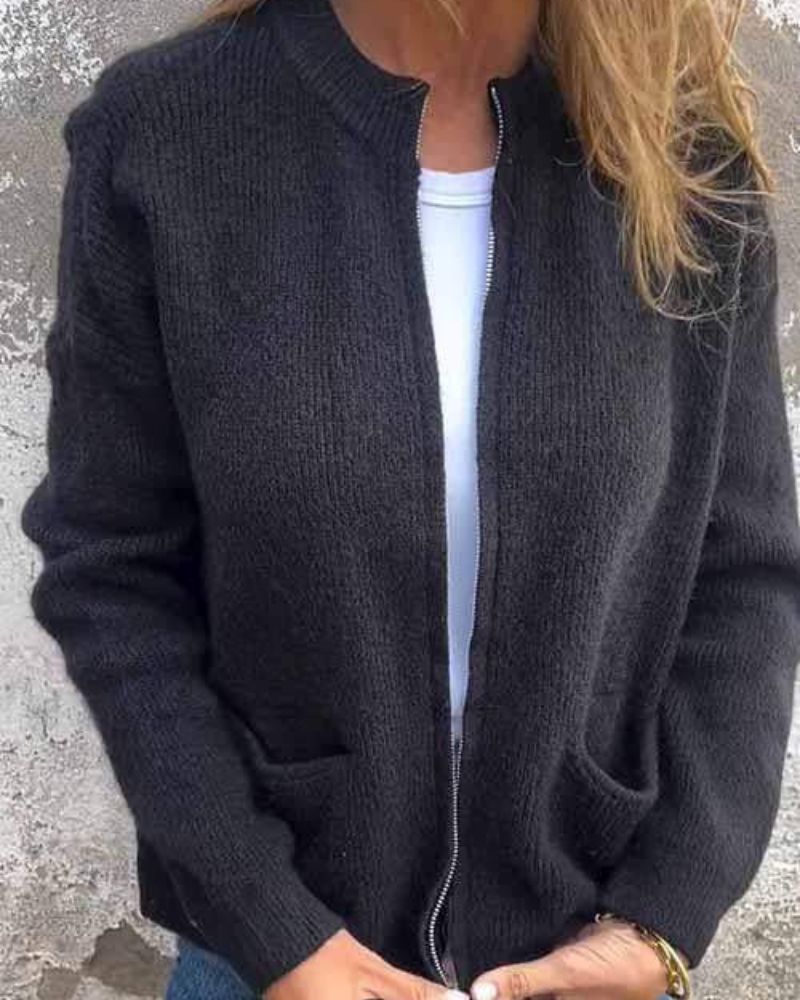 Damen Baumwollstrickcardigan