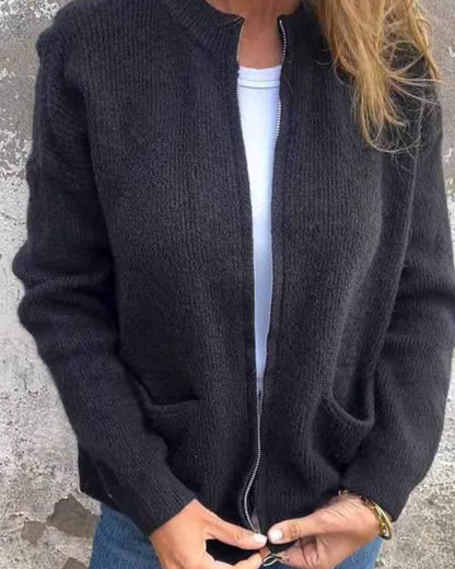Damen Baumwollstrickcardigan