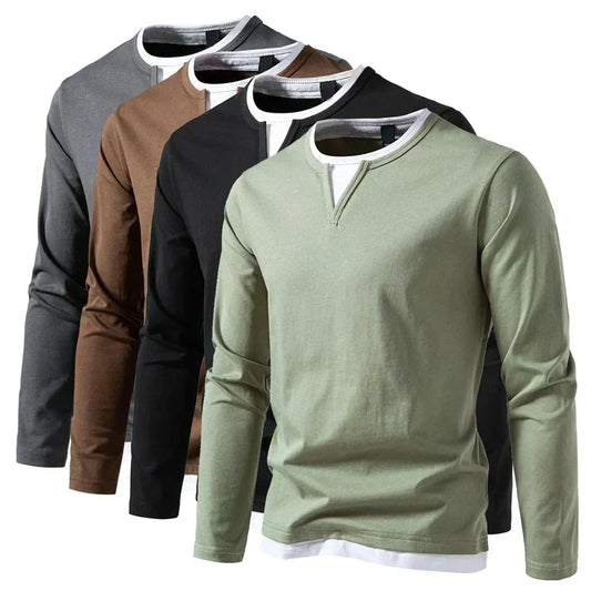 Norvielle Herren Langarm-Pullover Trendig - Norvielle