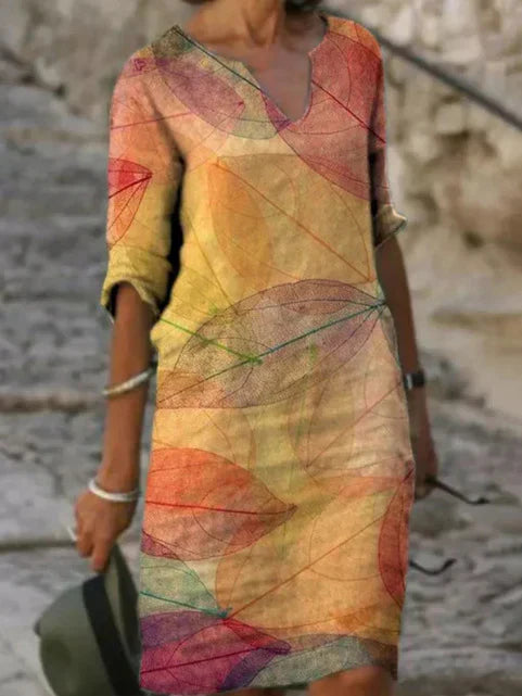 Damen Kleid Bequem Stilvoll