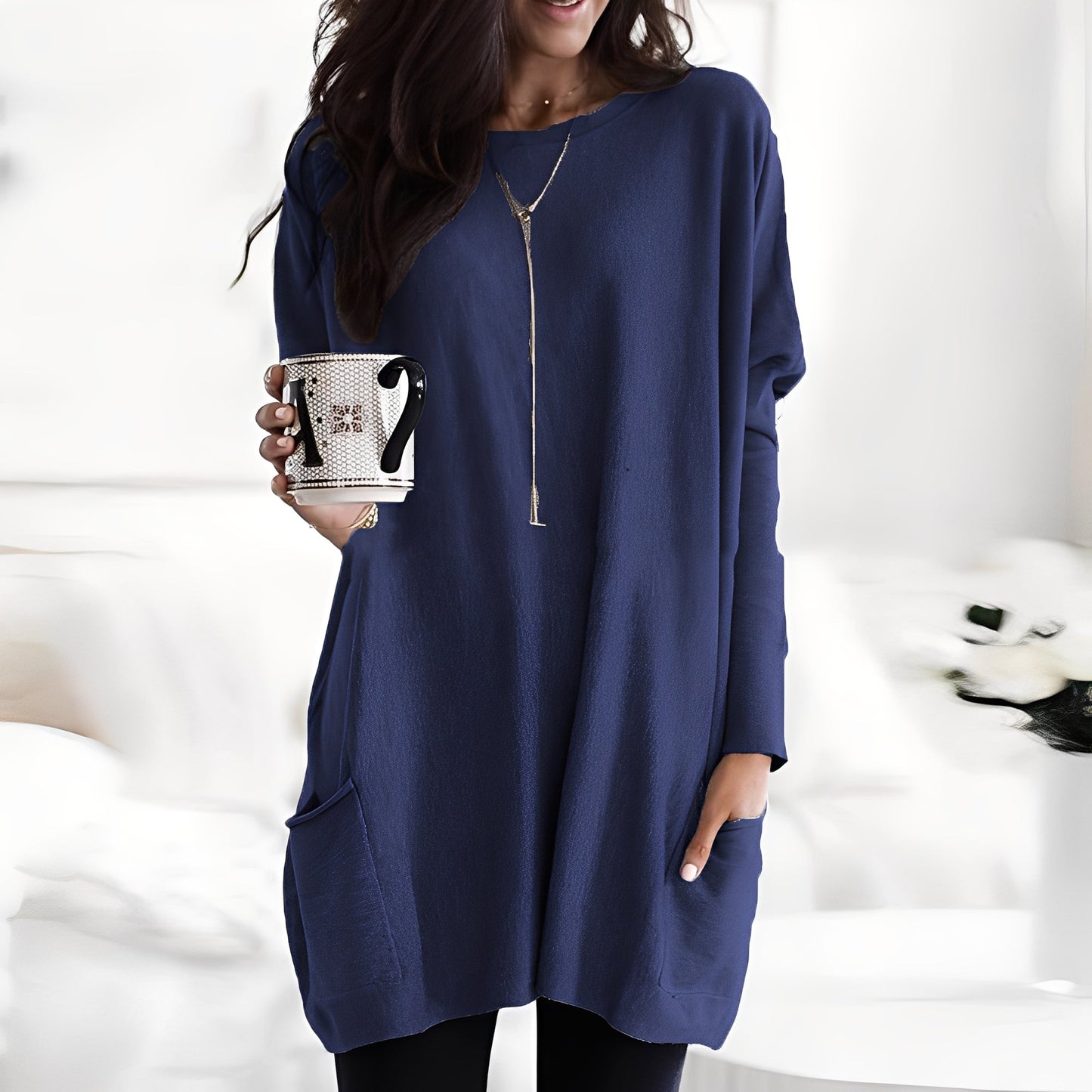 Damen Pullover Langärmlig Modisch