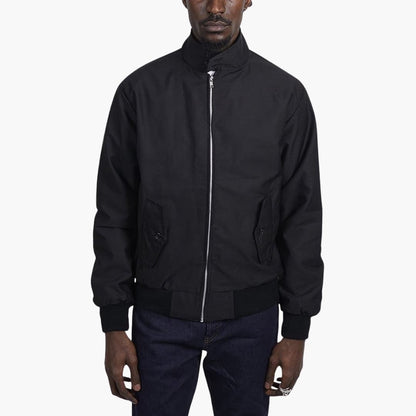 Herren Winterjacke Rippbündchen Reißverschluss