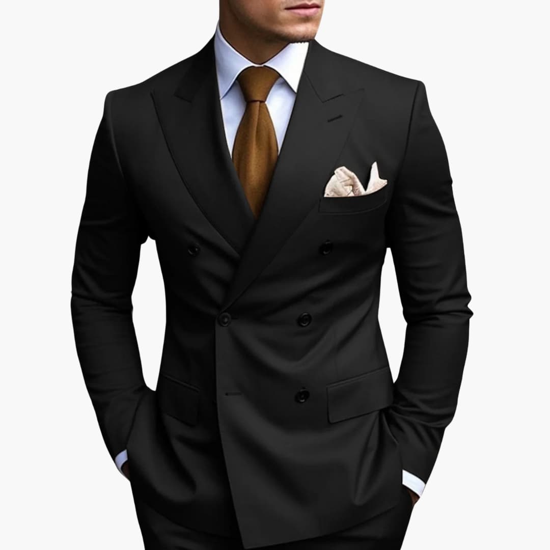 Herren Zweireiher Anzug Elegant