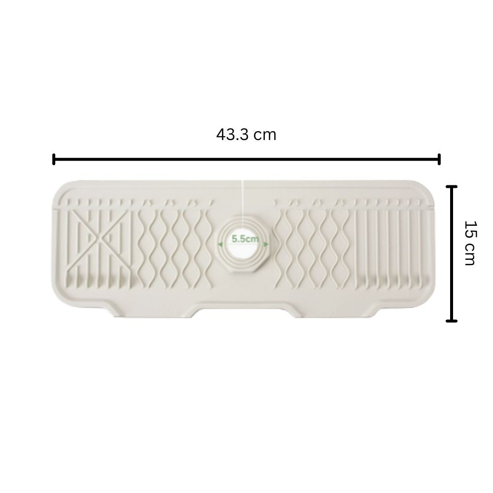 Gummi Spülmatte Aqua Slope für Wasserhahn