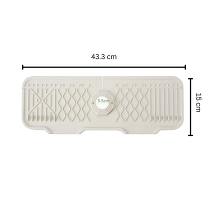 Gummi Spülmatte Aqua Slope für Wasserhahn