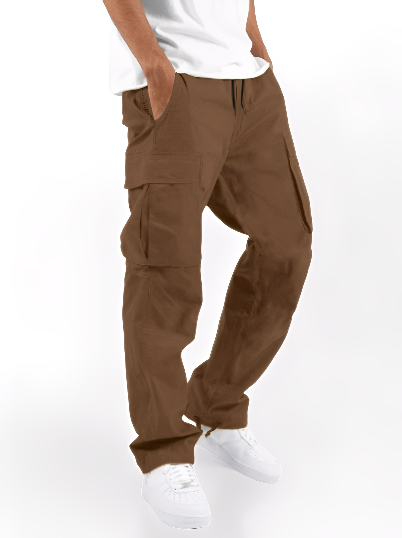 Cooper Herren Cargohose Bequem Kordelzug