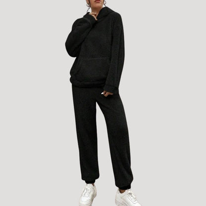 Damen Cozy Kapuzen-Loungewear-Set Frühling