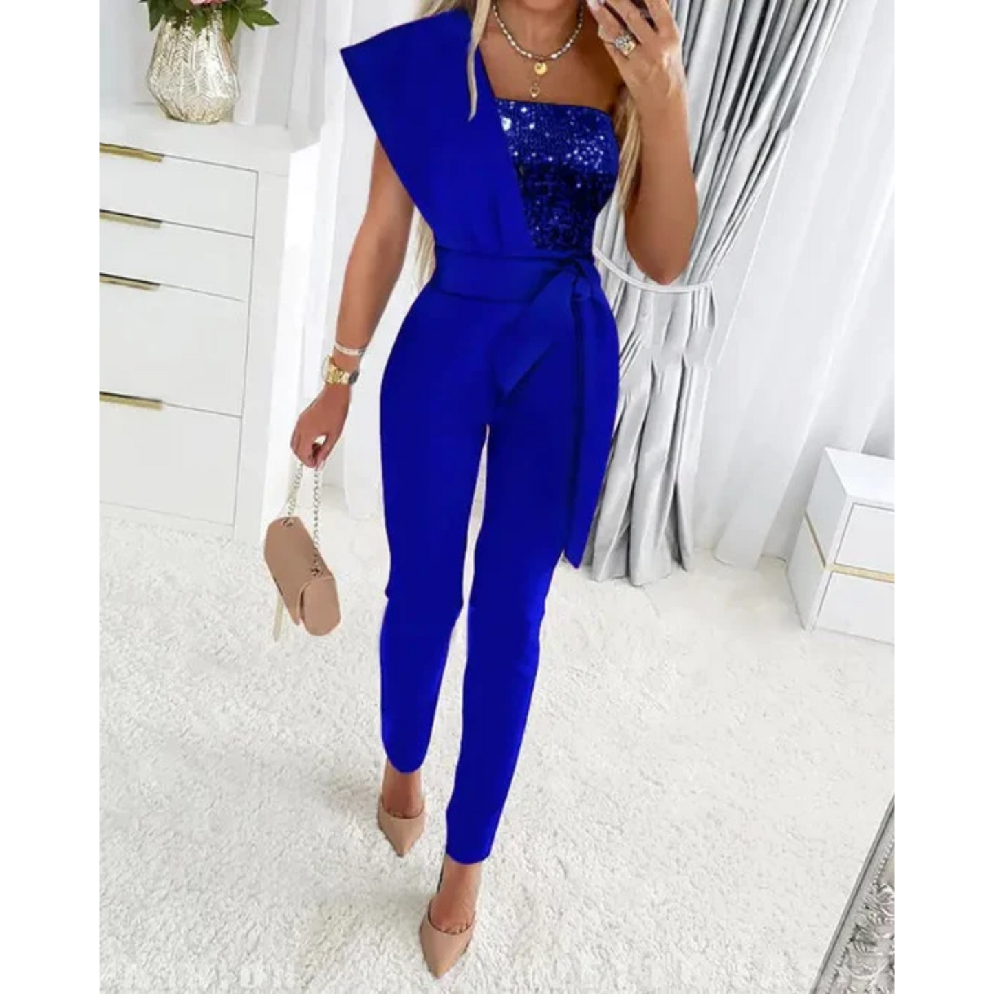 Norvielle Damen Jumpsuit Stylisch