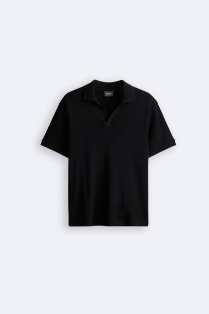 Herren Poloshirt Gestrickt Elegantes Design