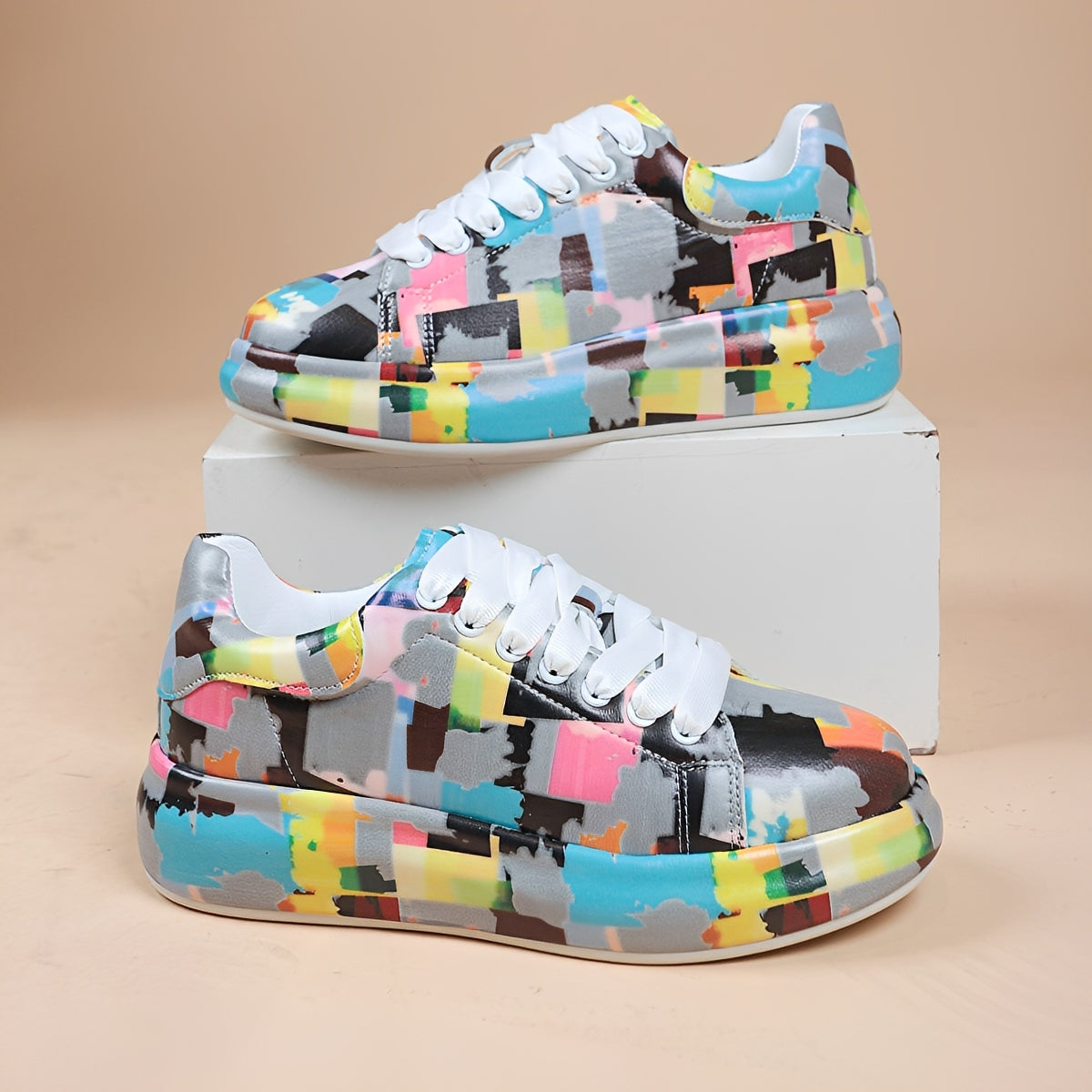 Damen Sneaker Elegante Leder