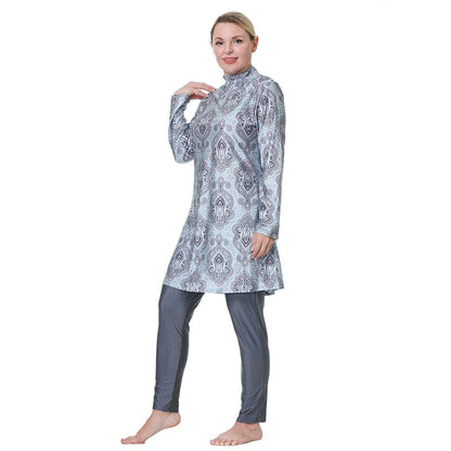 Burkini Badeanzug für Frauen Gedruckt 3XL 8XL