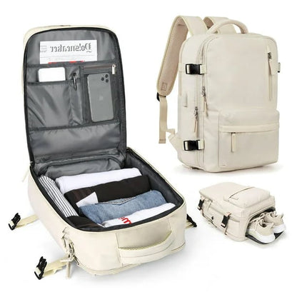 Damen Reise-Rucksack 35L Wasserdicht mit USB-Anschluss - Norvielle