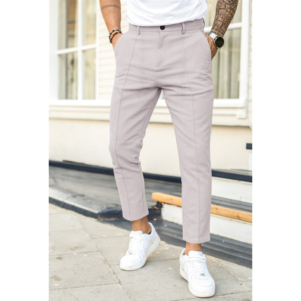 Herren Slim Fit Hose Elegant