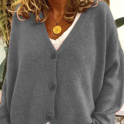 Damen Pullover Einfarbig Lockere Herbstmode - Norvielle