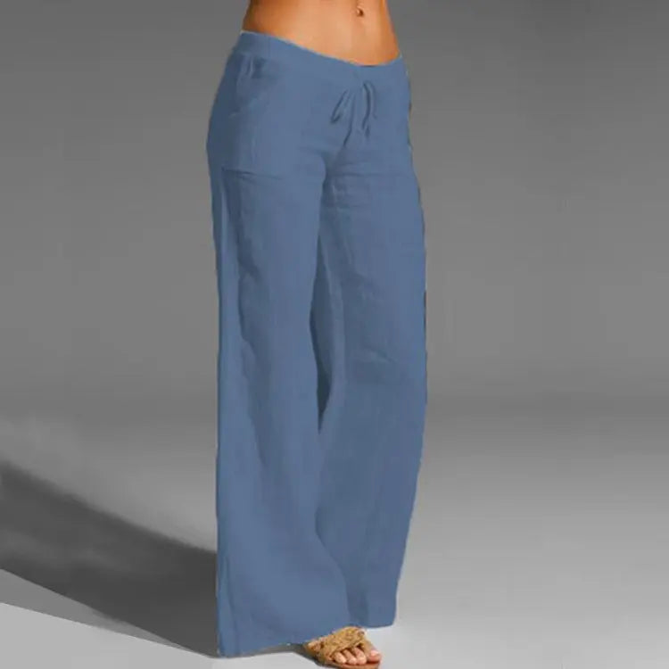 Norvielle Damen Sommerhose Leicht Lockeres Bein