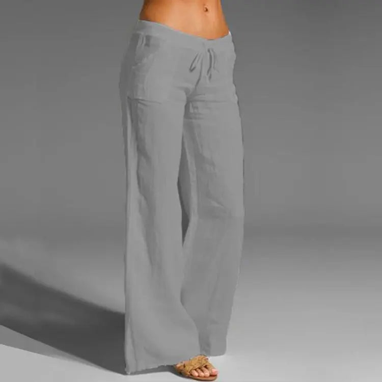 Norvielle Damen Sommerhose Leicht Lockeres Bein