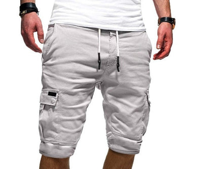 Herren Cargo-Shorts Sommer Leicht Beige