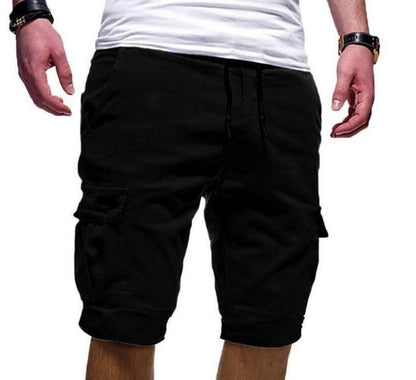 Herren Cargo-Shorts Sommer Leicht Beige