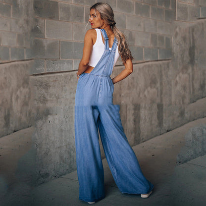 Damen Sommer Jumpsuit Leicht