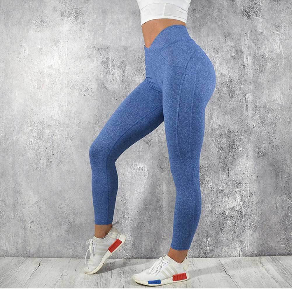 Damen Yogahose Atmungsaktives Material Po-Unterstützung