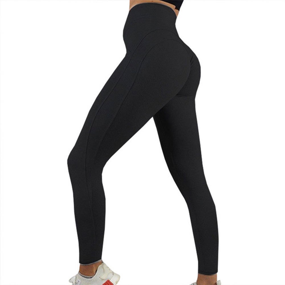 Damen Yogahose Atmungsaktives Material Po-Unterstützung