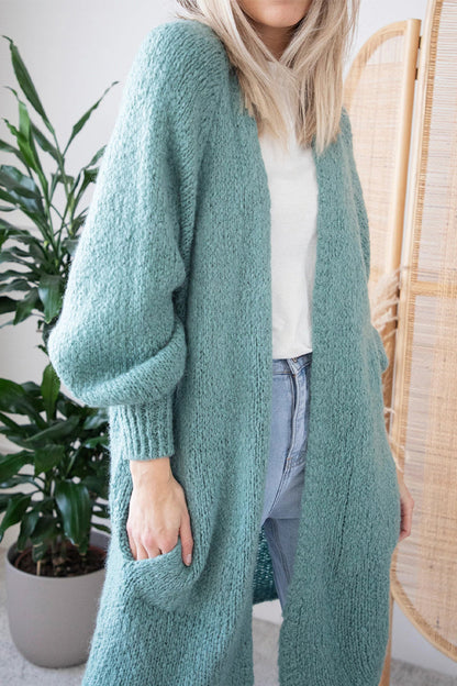 Norvielle Damen Offene Strickjacke