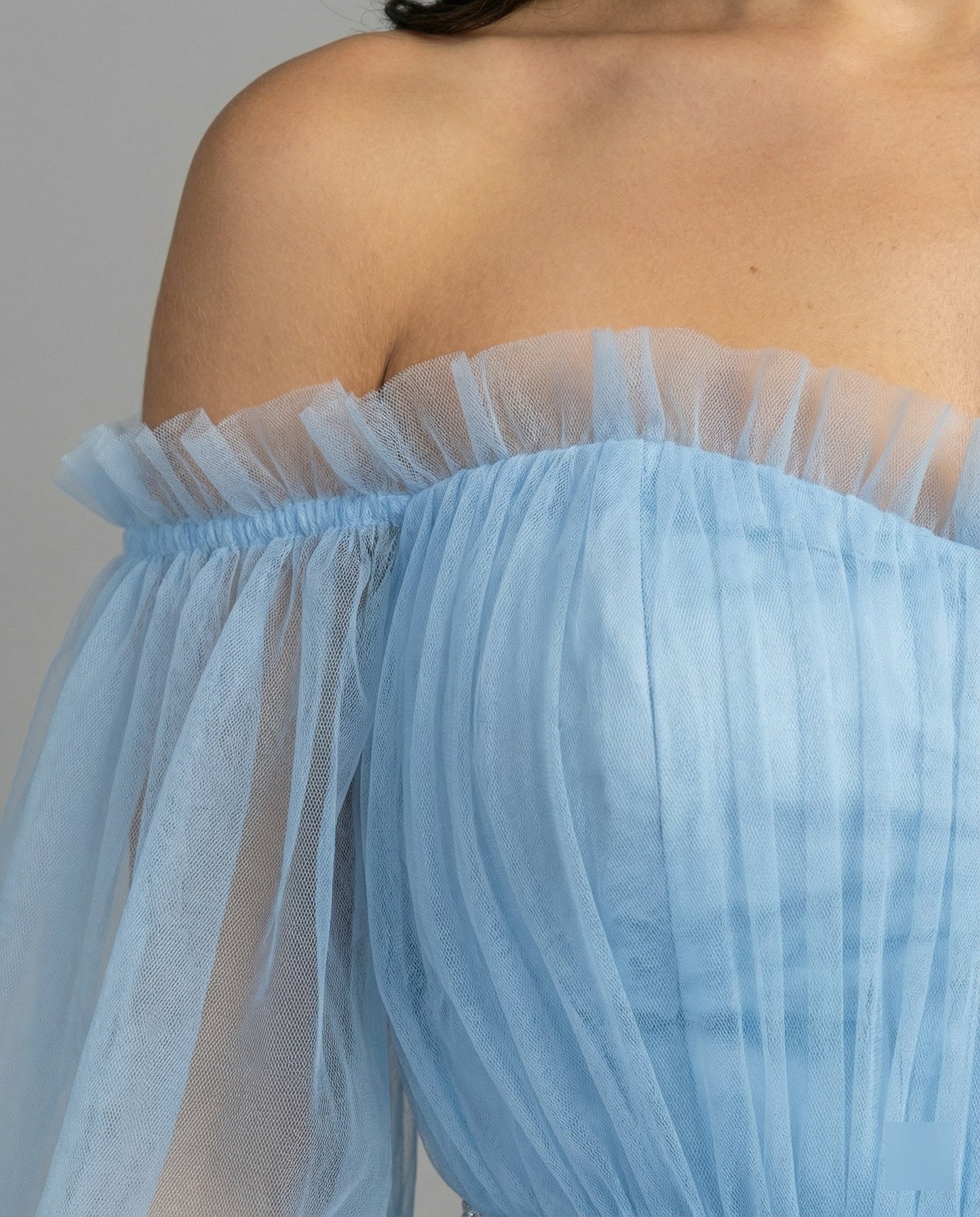 Elegantes Abendkleid Damen Off-Shoulder Einfarbig Patchwork