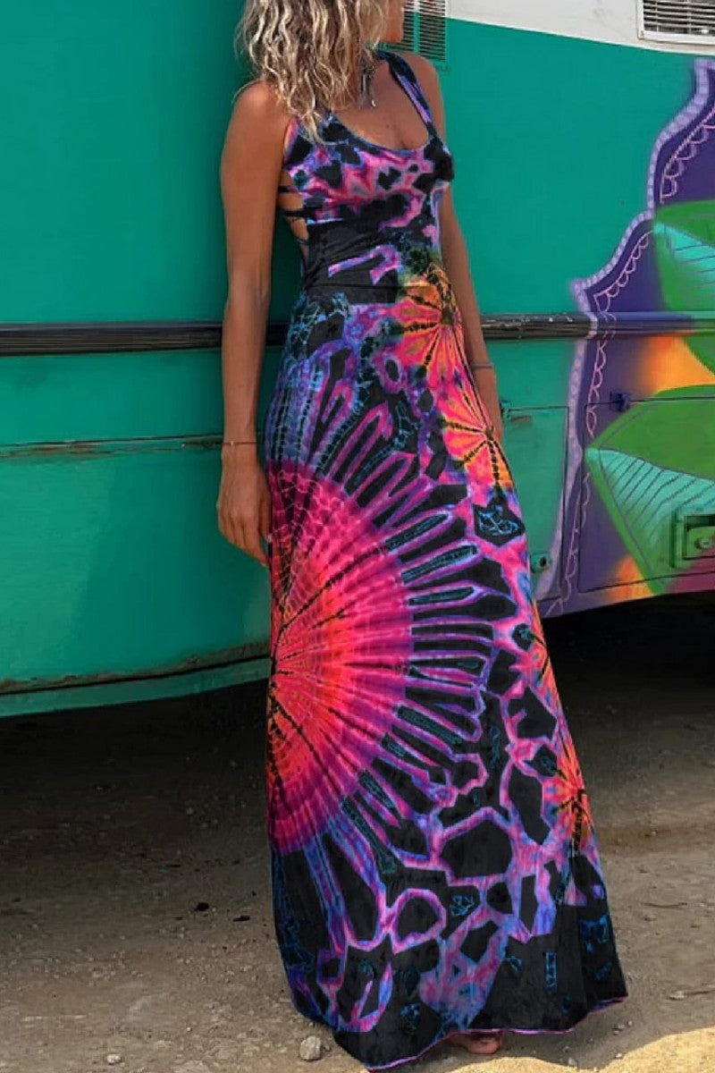 Damen Westenkleid U-Ausschnitt Leicht 3 Farben