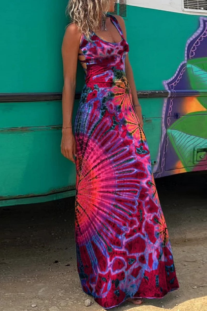 Damen Westenkleid U-Ausschnitt Leicht 3 Farben
