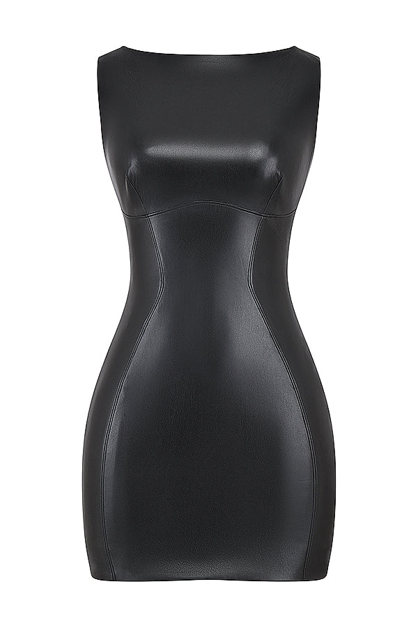 Damen Mini-Kleid Ärmellos