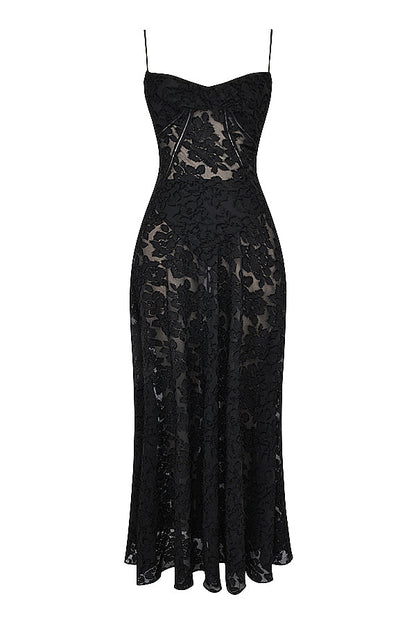 Damen Sommerkleid Spaghettiträger Leicht