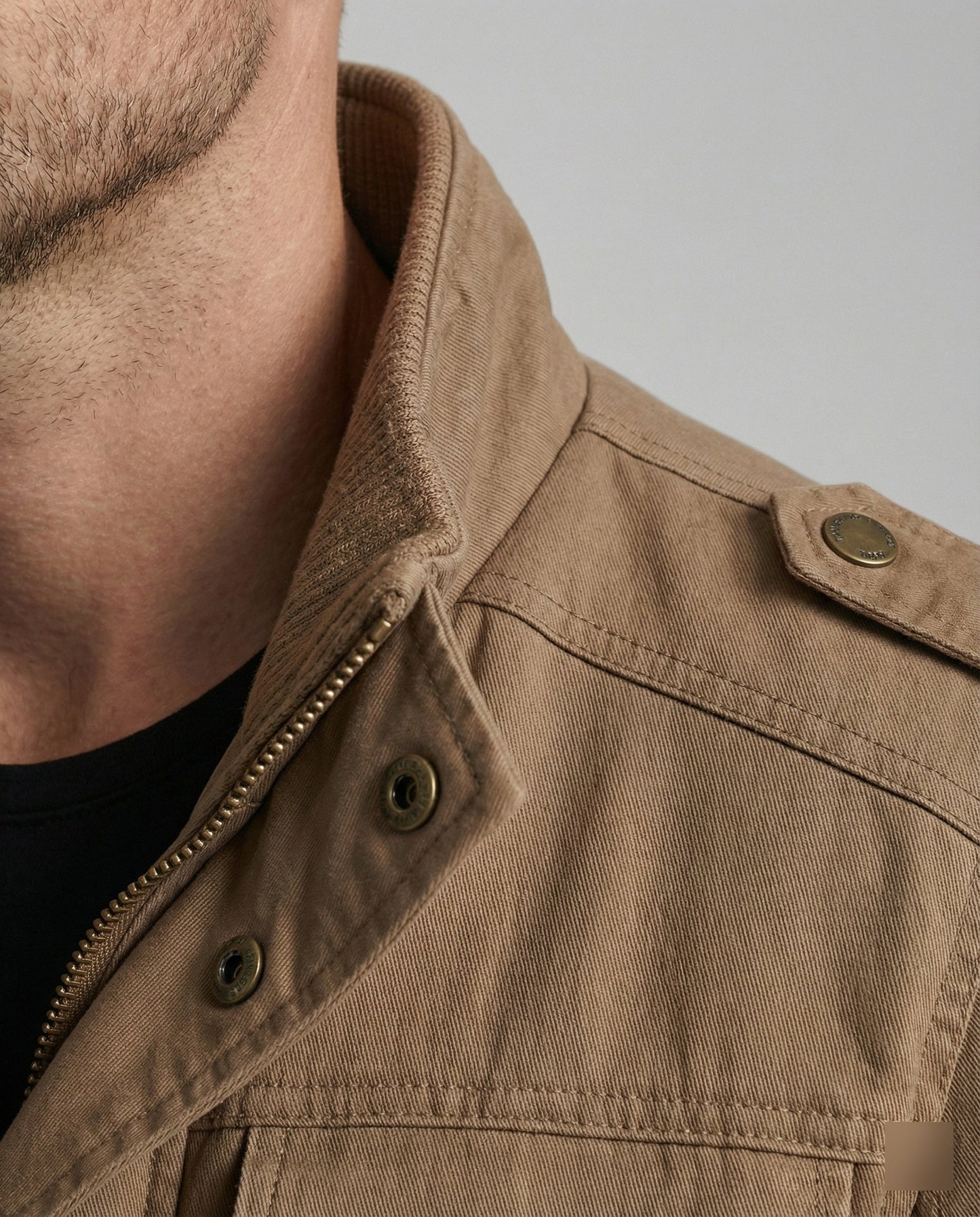 Militärjacke Herren Tough Norvielle Olivgrün