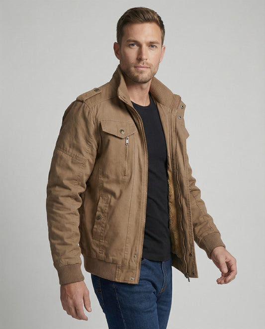 Militärjacke Herren Tough Norvielle Olivgrün - Norvielle