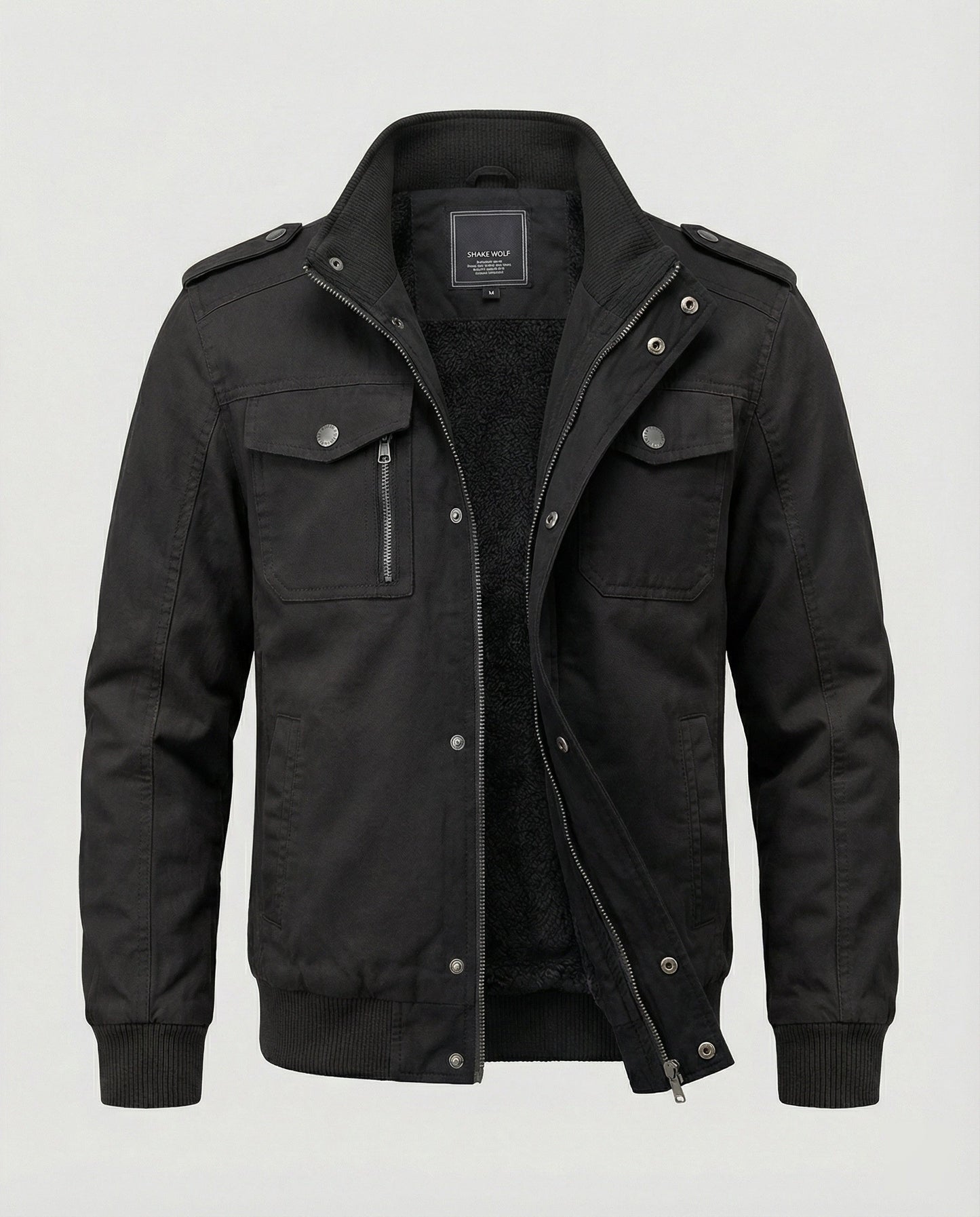 Militärjacke Herren Tough Norvielle Olivgrün