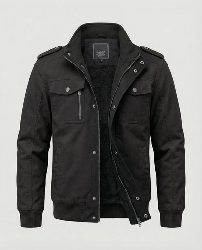 Militärjacke Herren Tough Norvielle Olivgrün