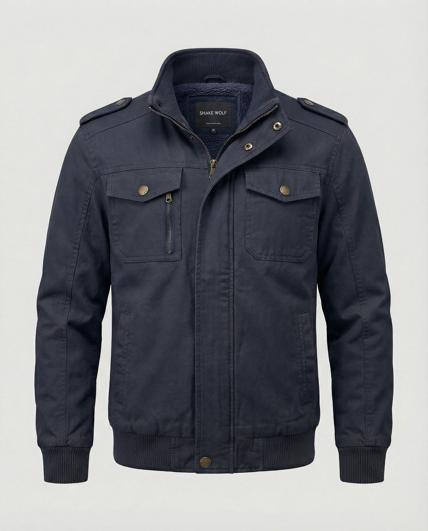 Militärjacke Herren Tough Norvielle Olivgrün