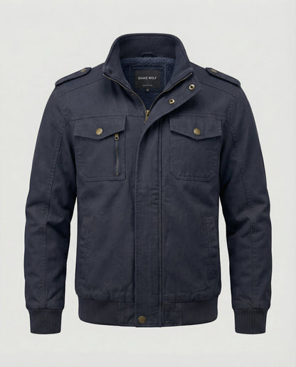 Militärjacke Herren Tough Norvielle Olivgrün