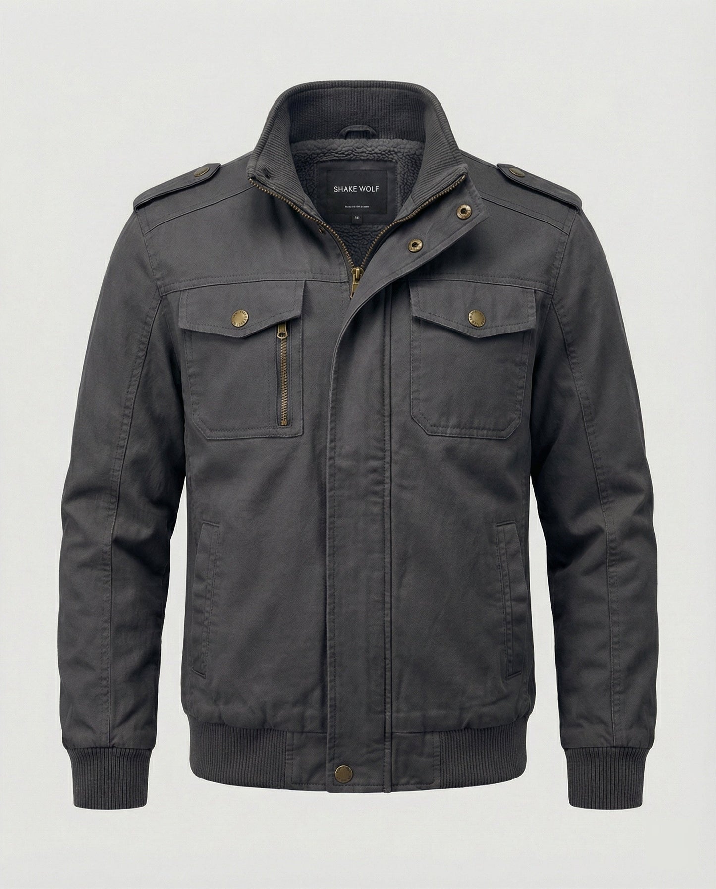 Militärjacke Herren Tough Norvielle Olivgrün