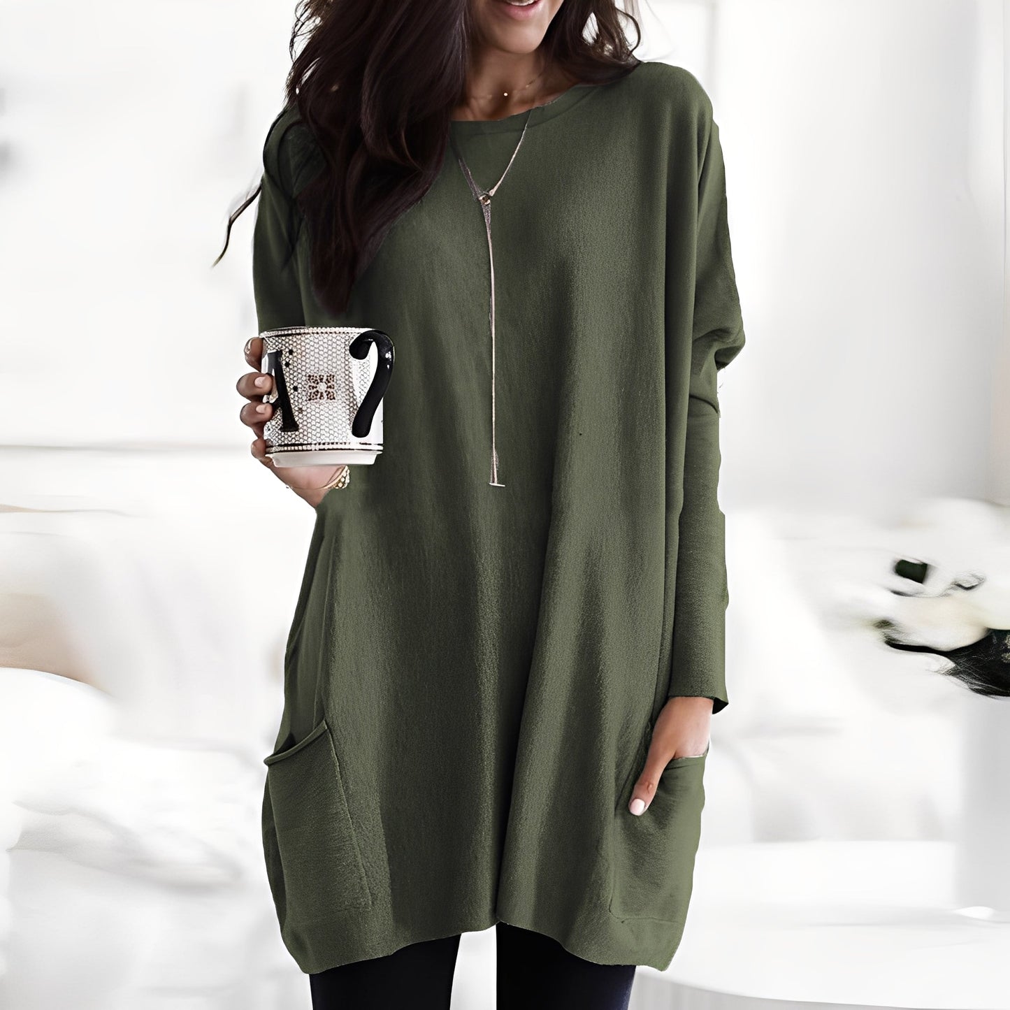 Damen Pullover Langärmlig Modisch