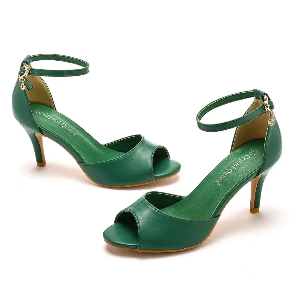 Norvielle Damen High Heels Glitzernd