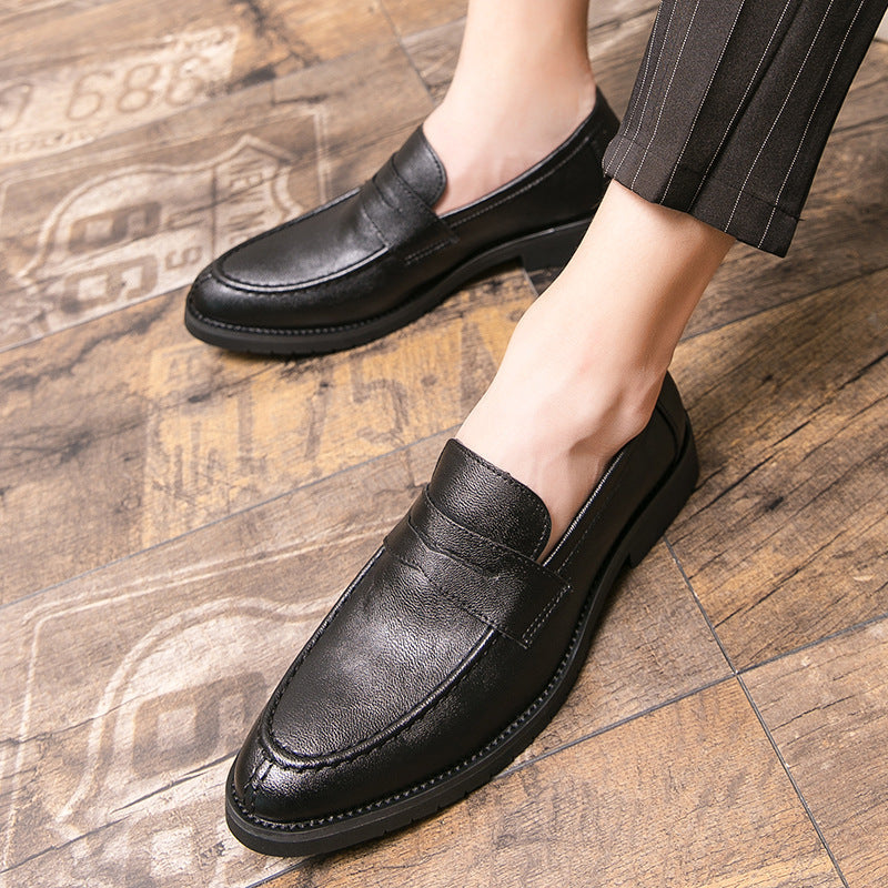 Herren Slipper Klassisch Leder