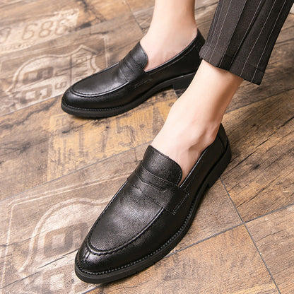 Herren Slipper Klassisch Leder