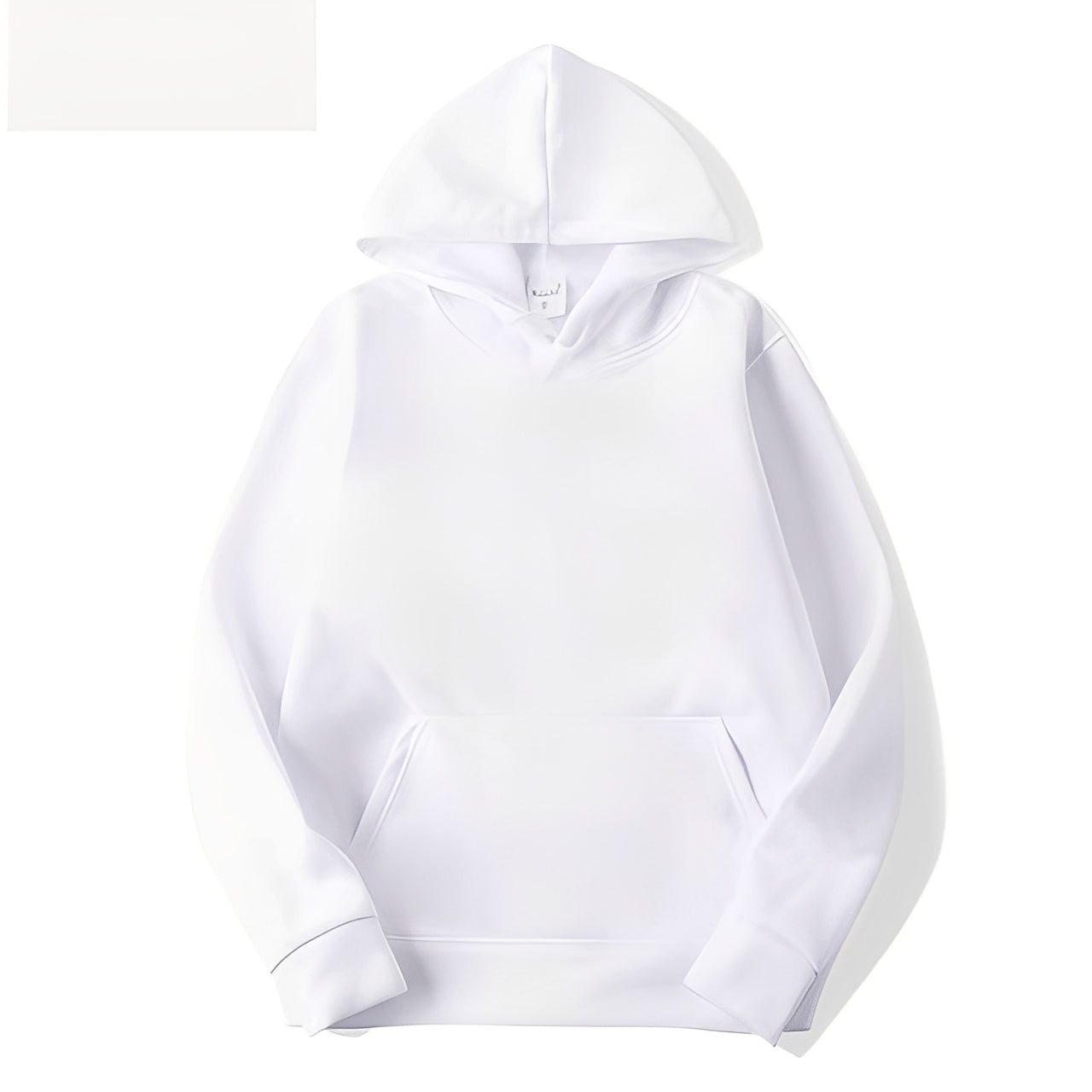 Unisex Hoodie mit Tasche Grau Baumwolle