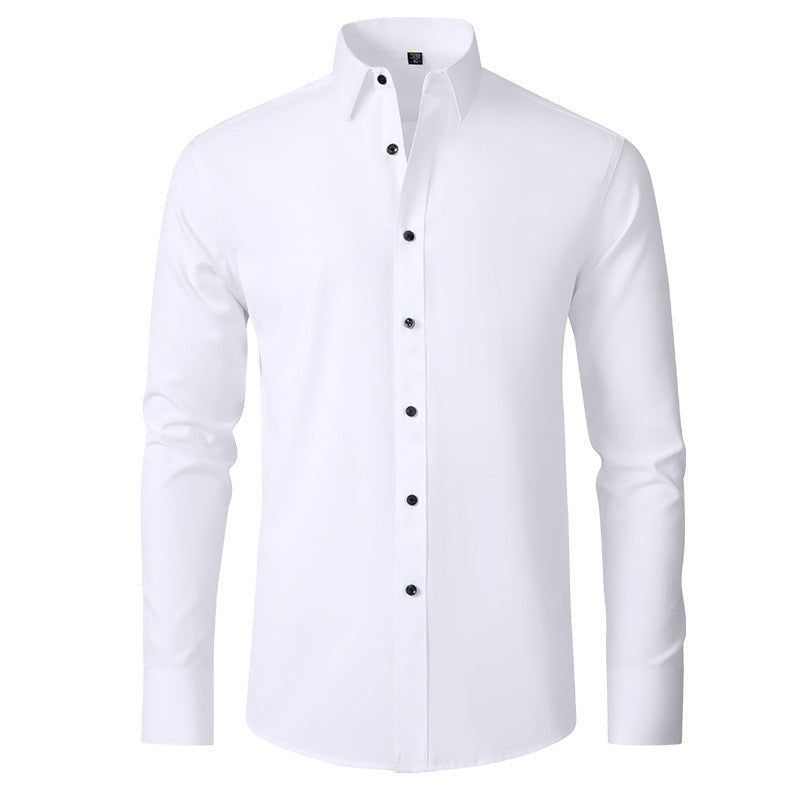 Benjamin Herren Business Hemd Slim Fit Langarm Stretch