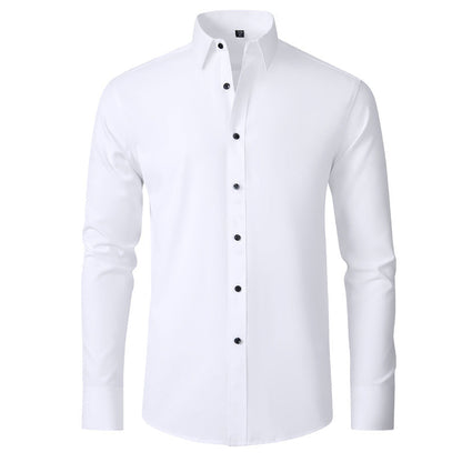 Benjamin Herren Business Hemd Slim Fit Langarm Stretch